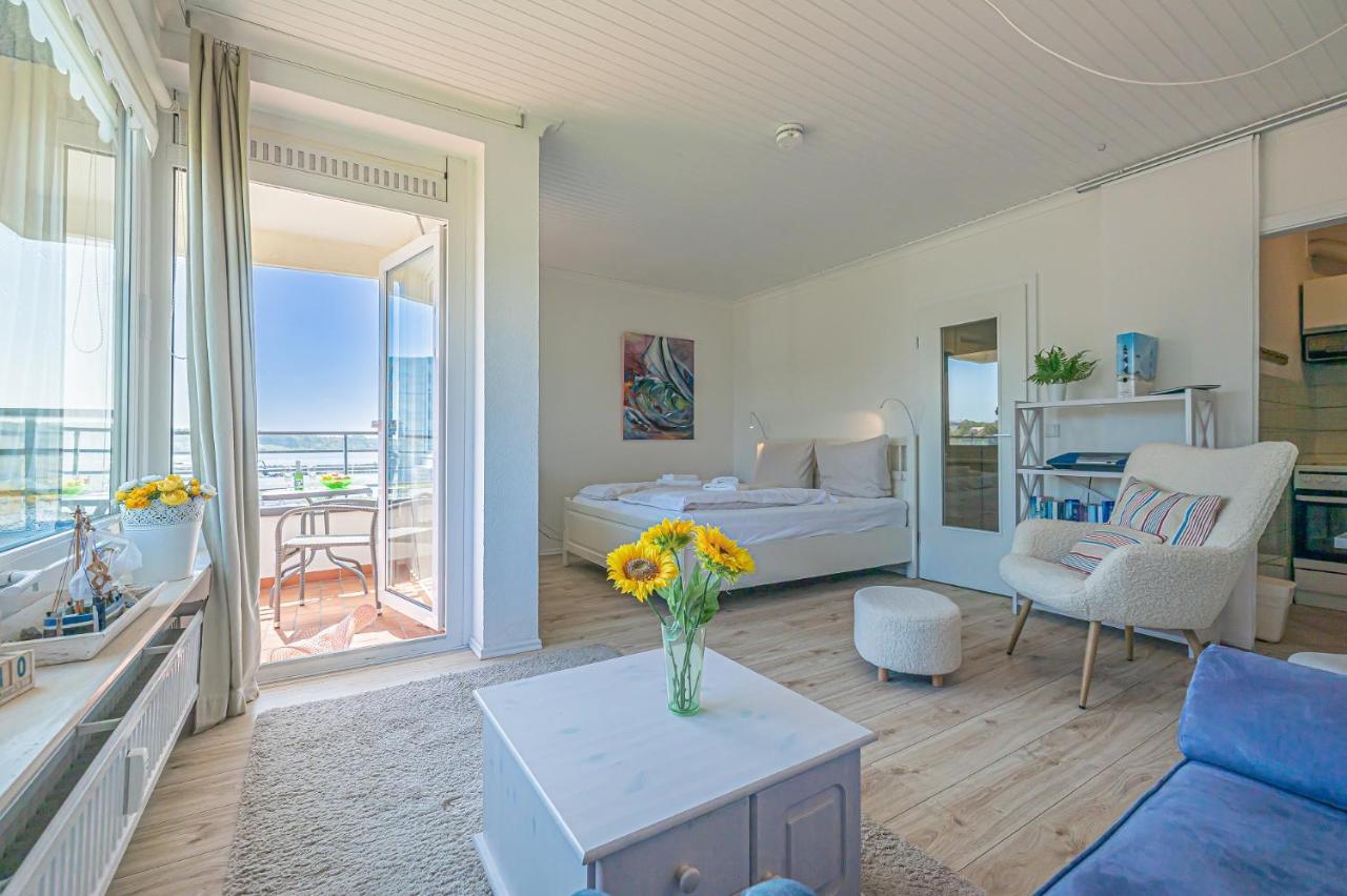 גלוקסבורג Fewo1846 - Sonne Und Meer - Kleines Studio-Apartment Mit Balkon Und Meerblick מראה חיצוני תמונה
